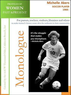 cover image of Profiles of Women Past & Present – Michelle Akers (1966-)
